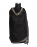 Women  Shawls Plain design Black