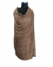 Women  Shawls Check design Brown