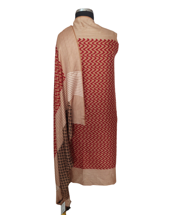  women designer Shawls full printed red