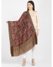 women flower print design Shawl brown