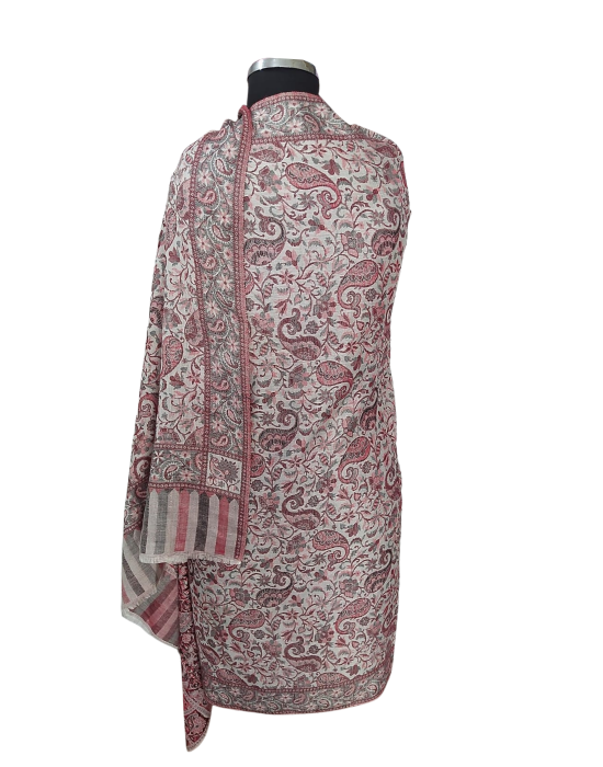 Women  Shawls Flower print Brown