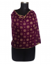 Women  Stole Printed design Purple