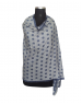 Women  Stole Dotted design Grey