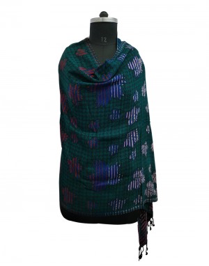 Women viscose stole chinar patta