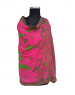 Women  Stole Printed design Pink