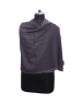 Women Stole dotted design grey
