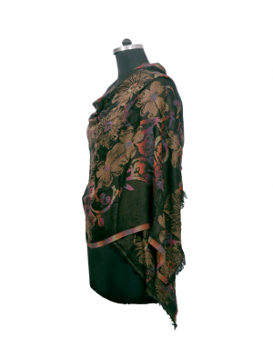 Women Stole multi design black