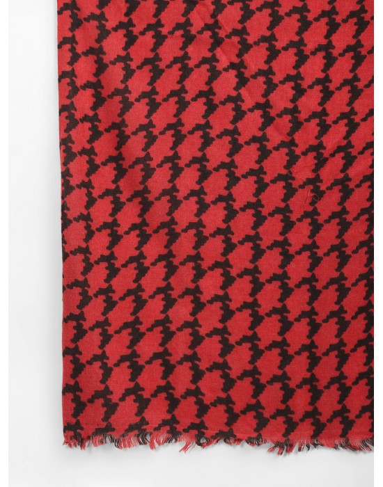 women printed design red