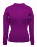  kids Girls  top Round Neck Basic purple