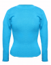  kids Girls  top Round Neck Basic blue