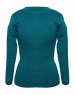  kids Girls  top Round Neck Basic green