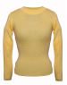  Kids Girls  top Round Neck Basic  Yellow