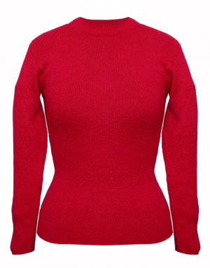Girls Top Round Neck Basic D.pink