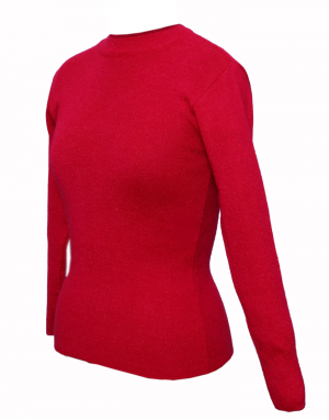 Girls Top Round Neck Basic D.pink