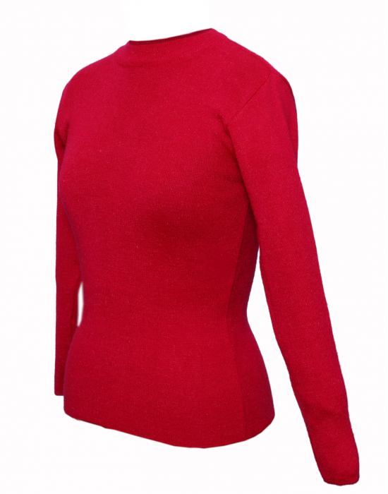 Girls Top Round Neck Basic D.pink