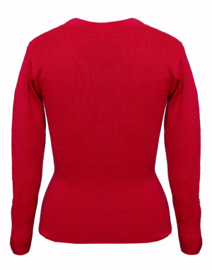 Girls Top Round Neck Basic D.pink
