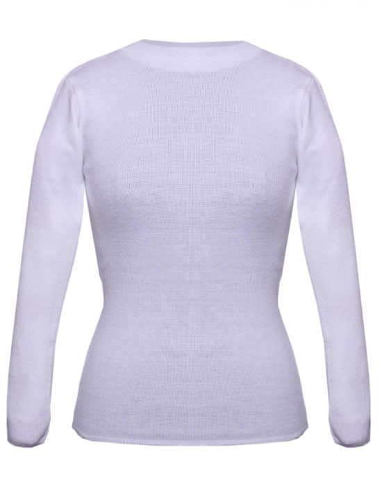  kids Girls  top Round Neck Basic white