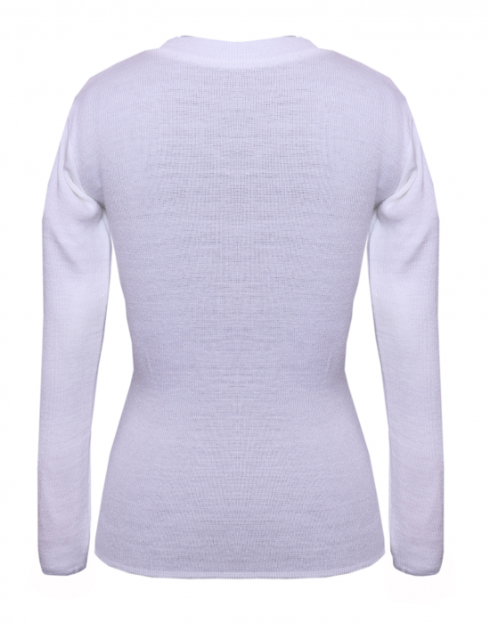  kids Girls  top Round Neck Basic white